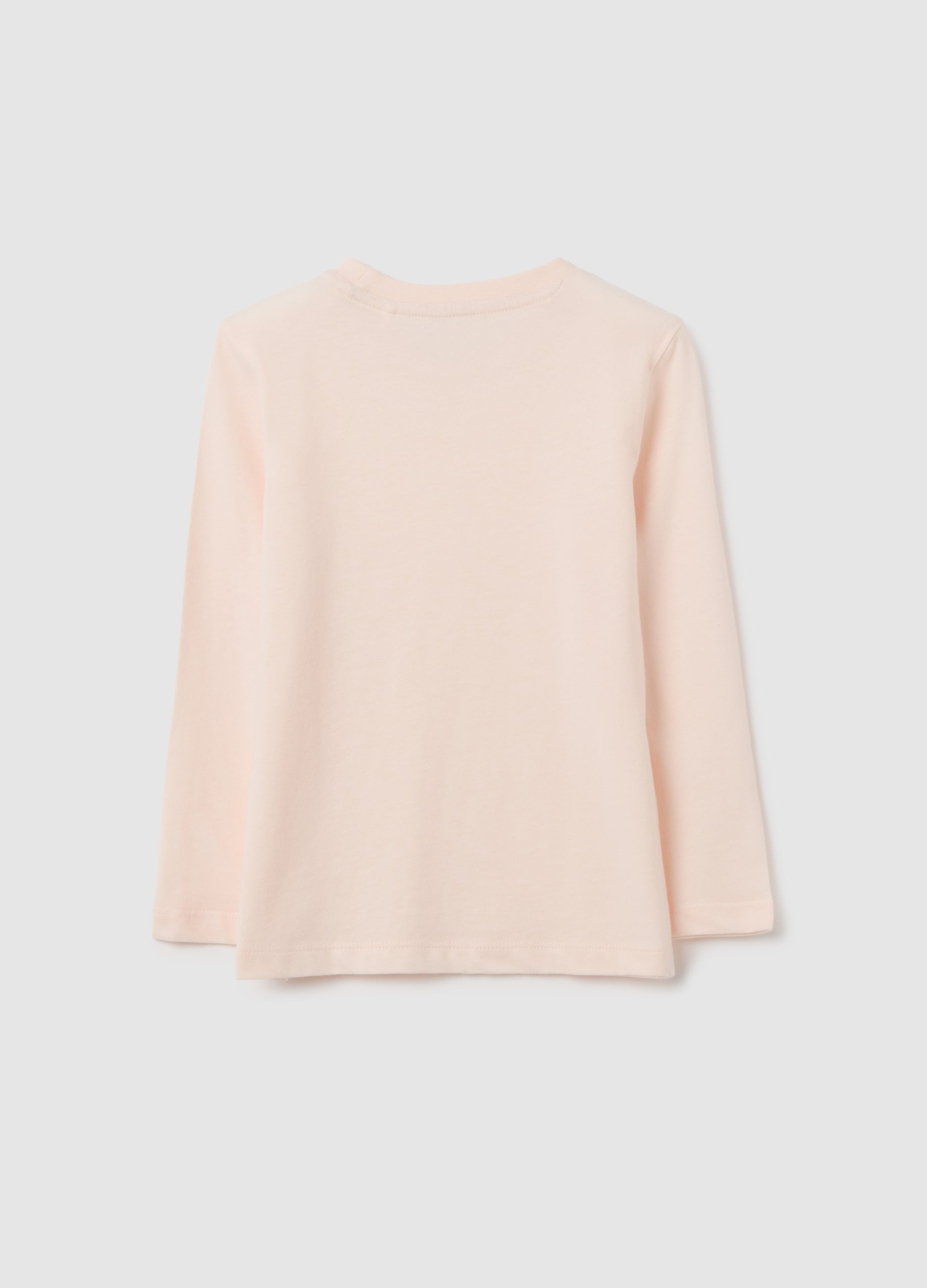 OVS Girls' Pink Pure Cotton Regular Fit Sweater