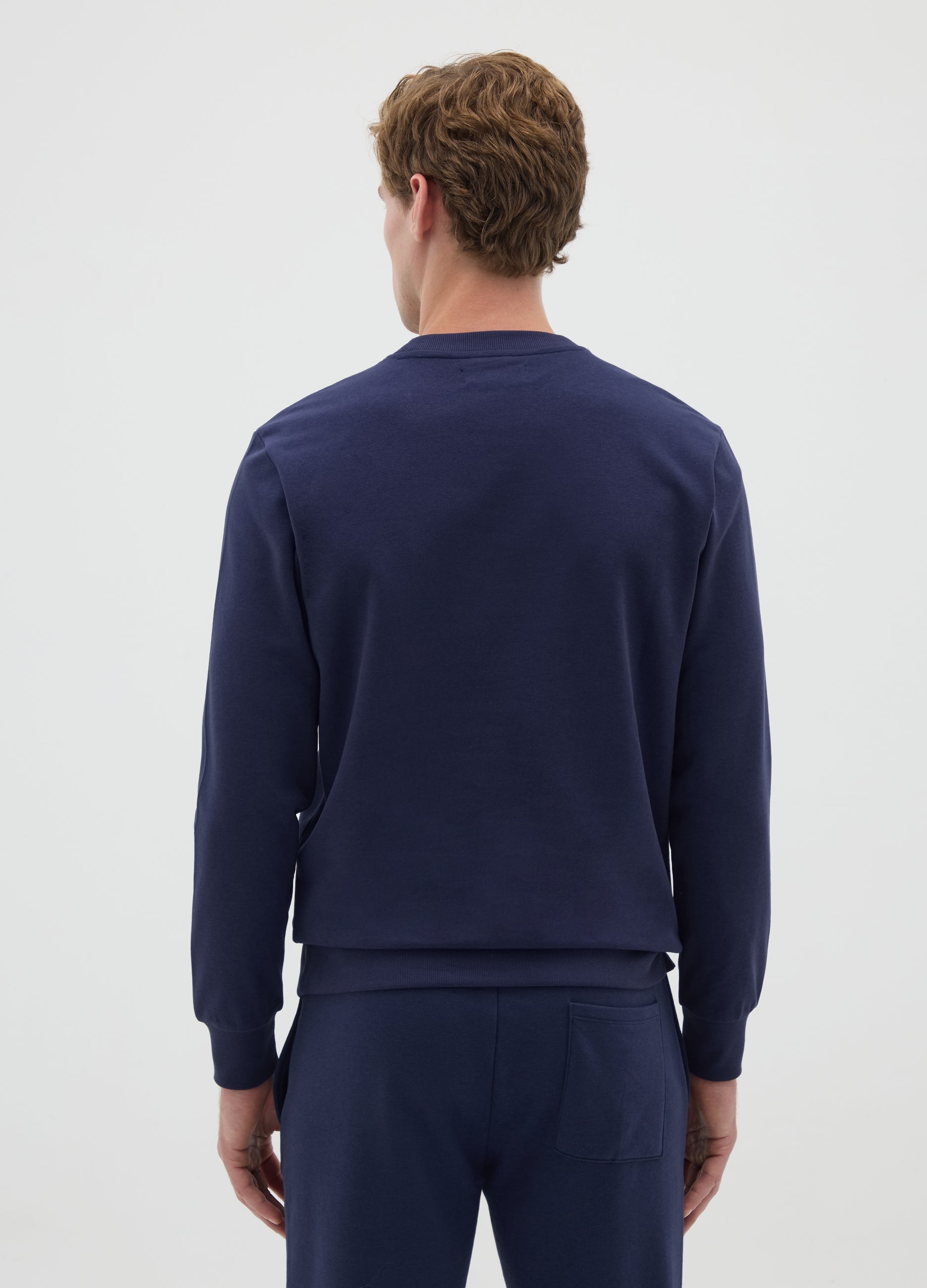 OVS Blue Crew Neck Sweatshirt