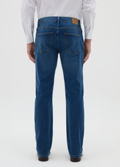 OVS Men'S Regular Fit Blue Denim Jeans