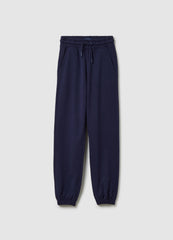 OVS Girls' Blue Pure Cotton Trousers Regular Fit