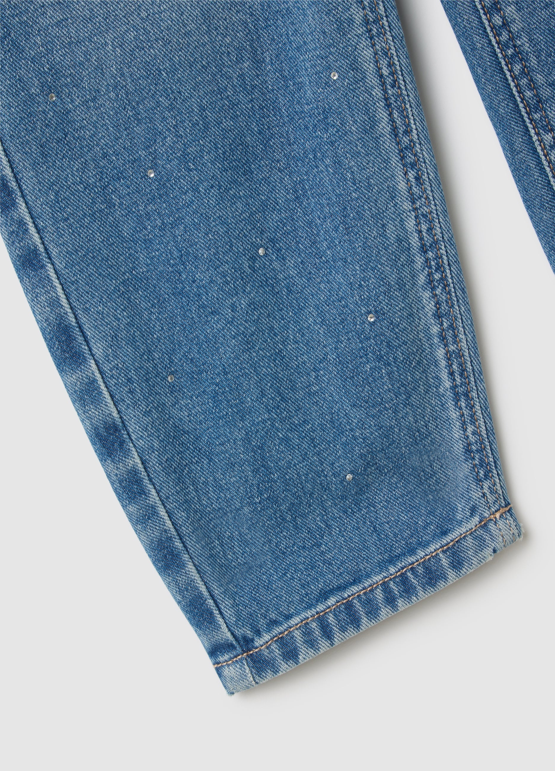OVS Girls' Regular Fit Blue Denim Jeans