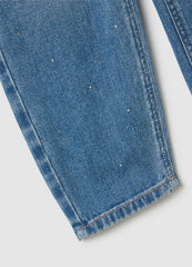 OVS Girls' Regular Fit Blue Denim Jeans