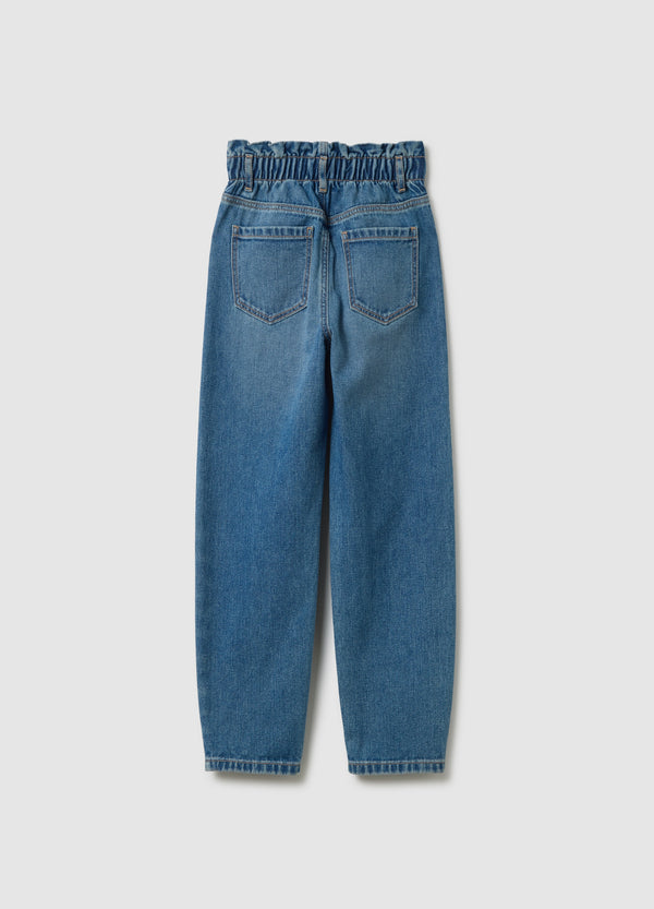OVS Girls' Regular Fit Blue Denim Jeans
