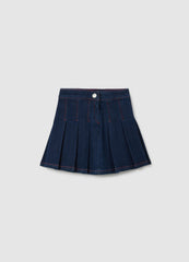 OVS Girls' Blue Denim Skirt Regular Fit
