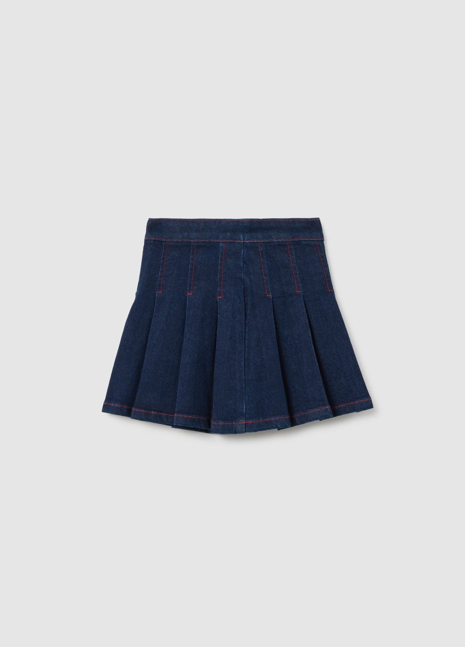 OVS Girls' Blue Denim Skirt Regular Fit