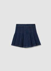 OVS Girls' Blue Denim Skirt Regular Fit