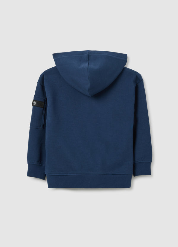OVS Blue Pure Cotton Regular Fit Kids' Sweatshirt