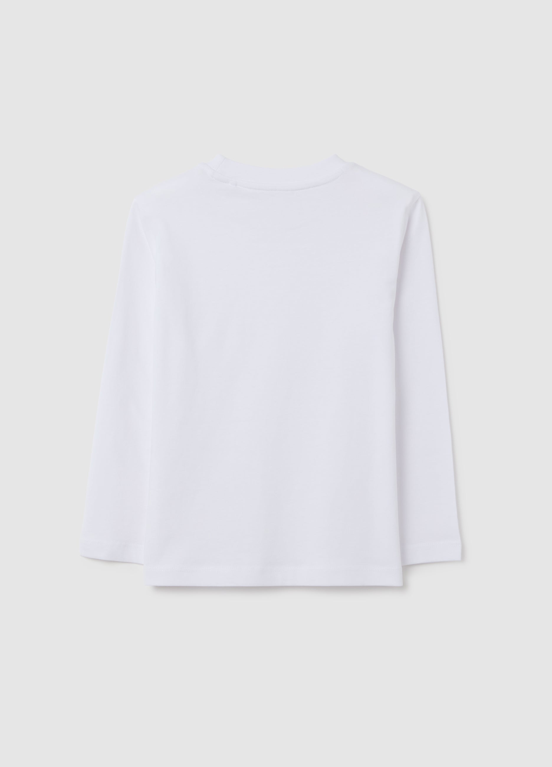 OVS Children'S Pure Cotton White Regular Fit Shirt