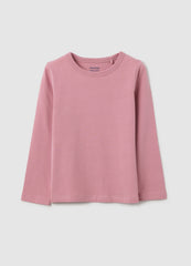 OVS Girls' Pink Cotton Regular Fit Top