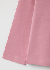 OVS Girls' Pink Cotton Regular Fit Top