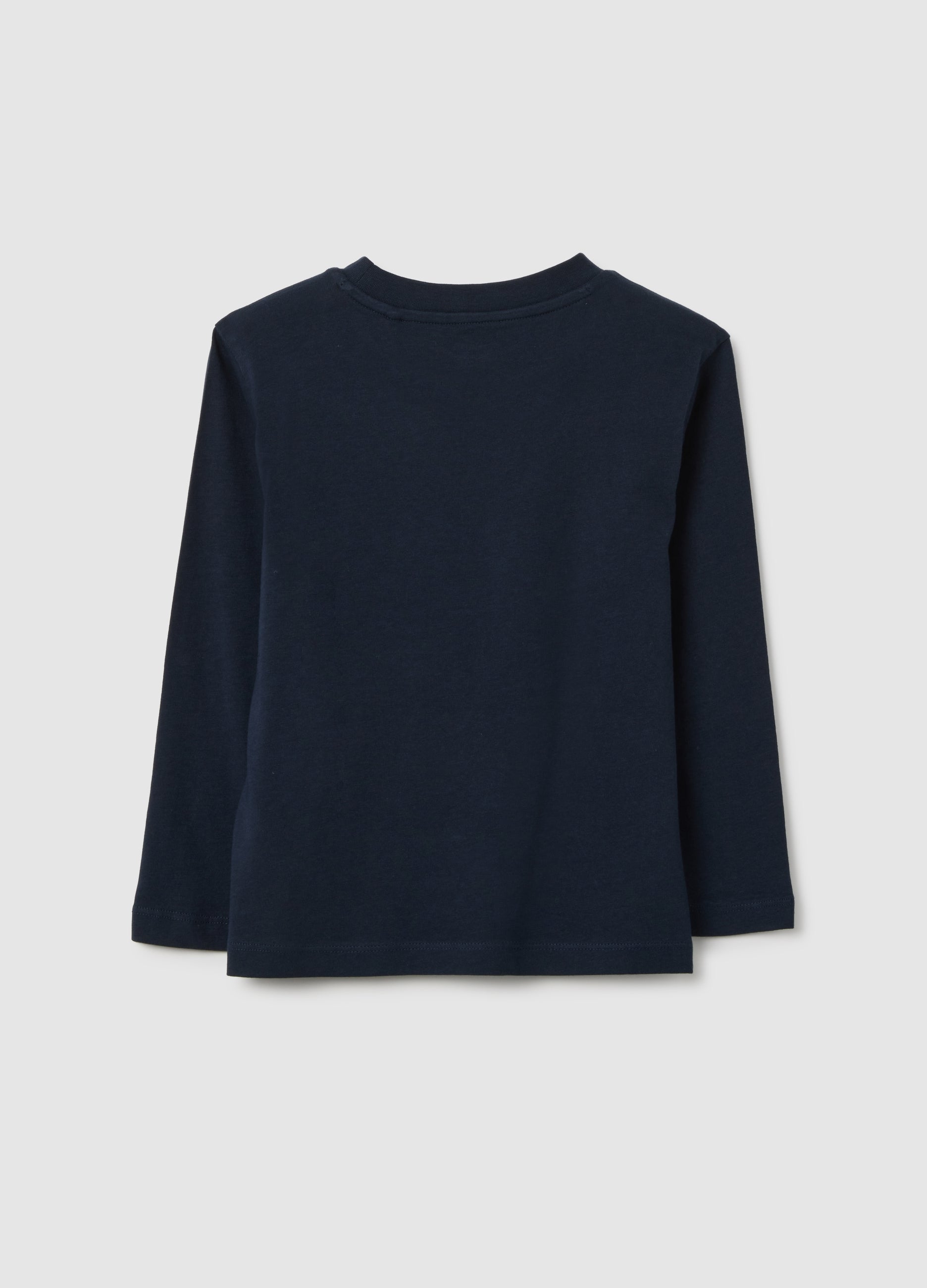 OVS Children'S Blue Cotton Regular Fit Sweater