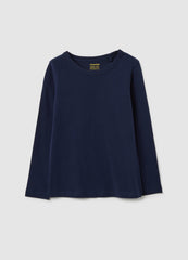 OVS Blue Regular Fit Cotton Girl'S Top