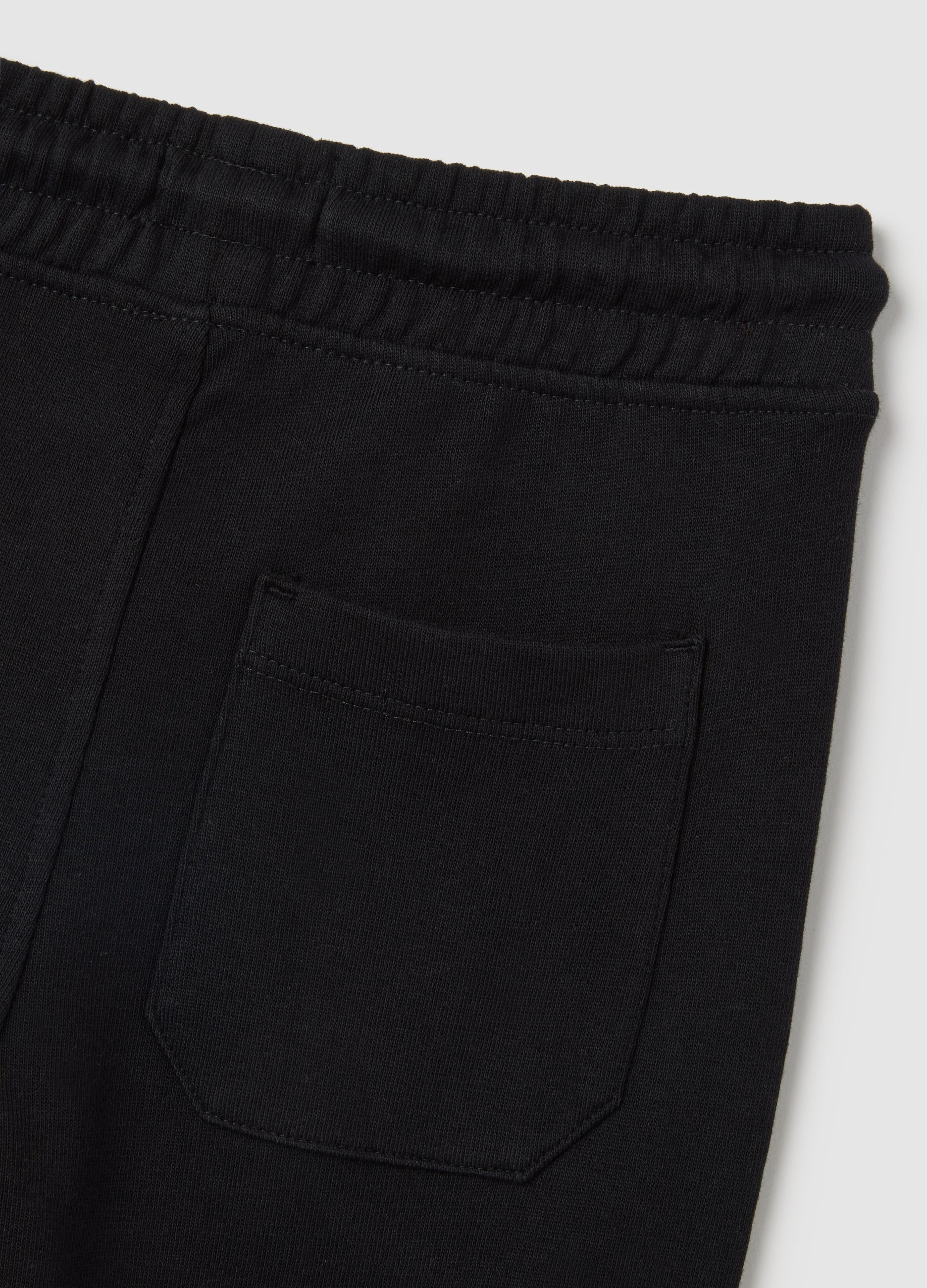 OVS Black Pure Cotton Regular Fit Kids' Jogger Trousers