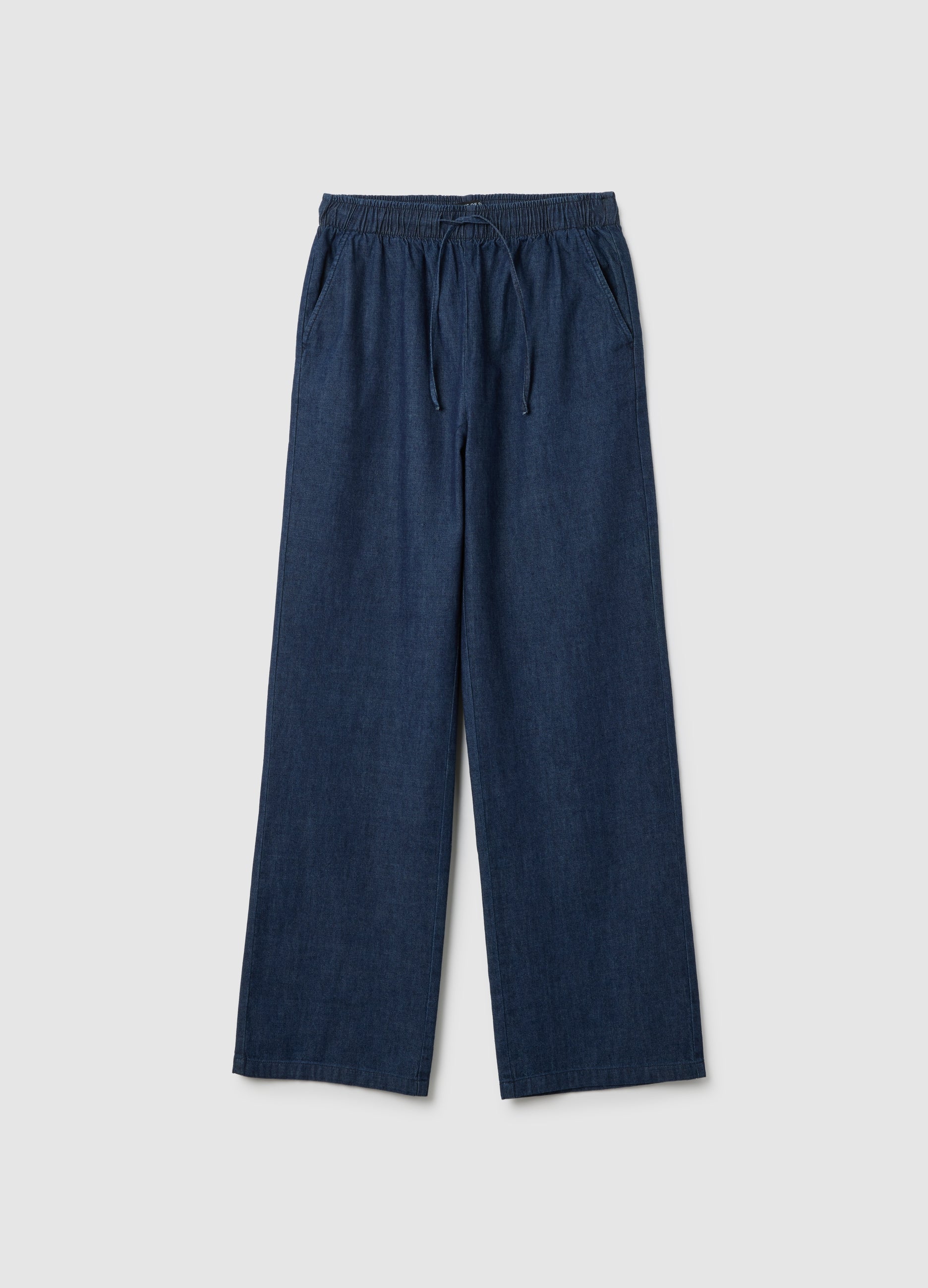OVS Wide Leg Pure Cotton Denim Trousers