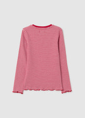 OVS Multicolour Childrenâ€™S Regular Fit Cotton Striped Top