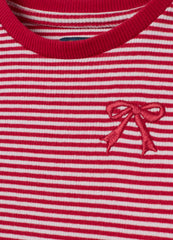 OVS Multicolour Childrenâ€™S Regular Fit Cotton Striped Top
