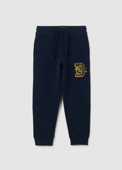 OVS Children'S Jogger Trousers In Pure Blue Cotton With Regular Fit