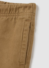OVS Brown Regular Fit Pure Cotton Jogger Trousers For Children