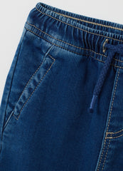 OVS Children'S Blue Denim Jogger Trousers - Regular Fit