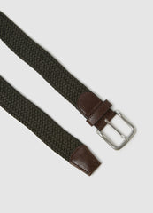 OVS Elasticated Multicolour Genuine Leather Belt