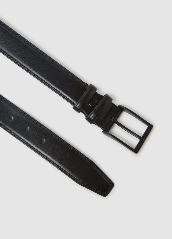 OVS Genuine Black Leather Belt