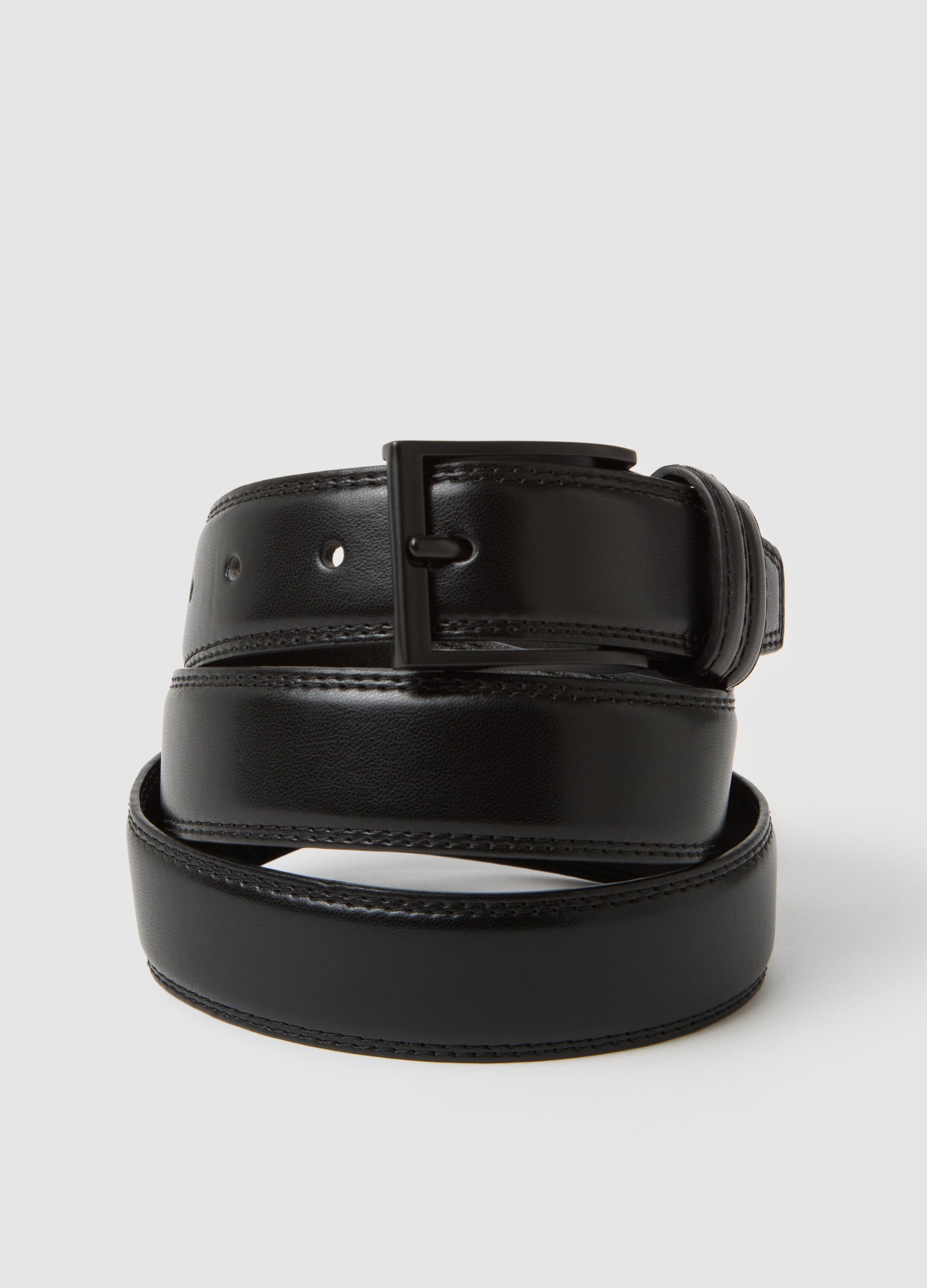 OVS Genuine Black Leather Belt