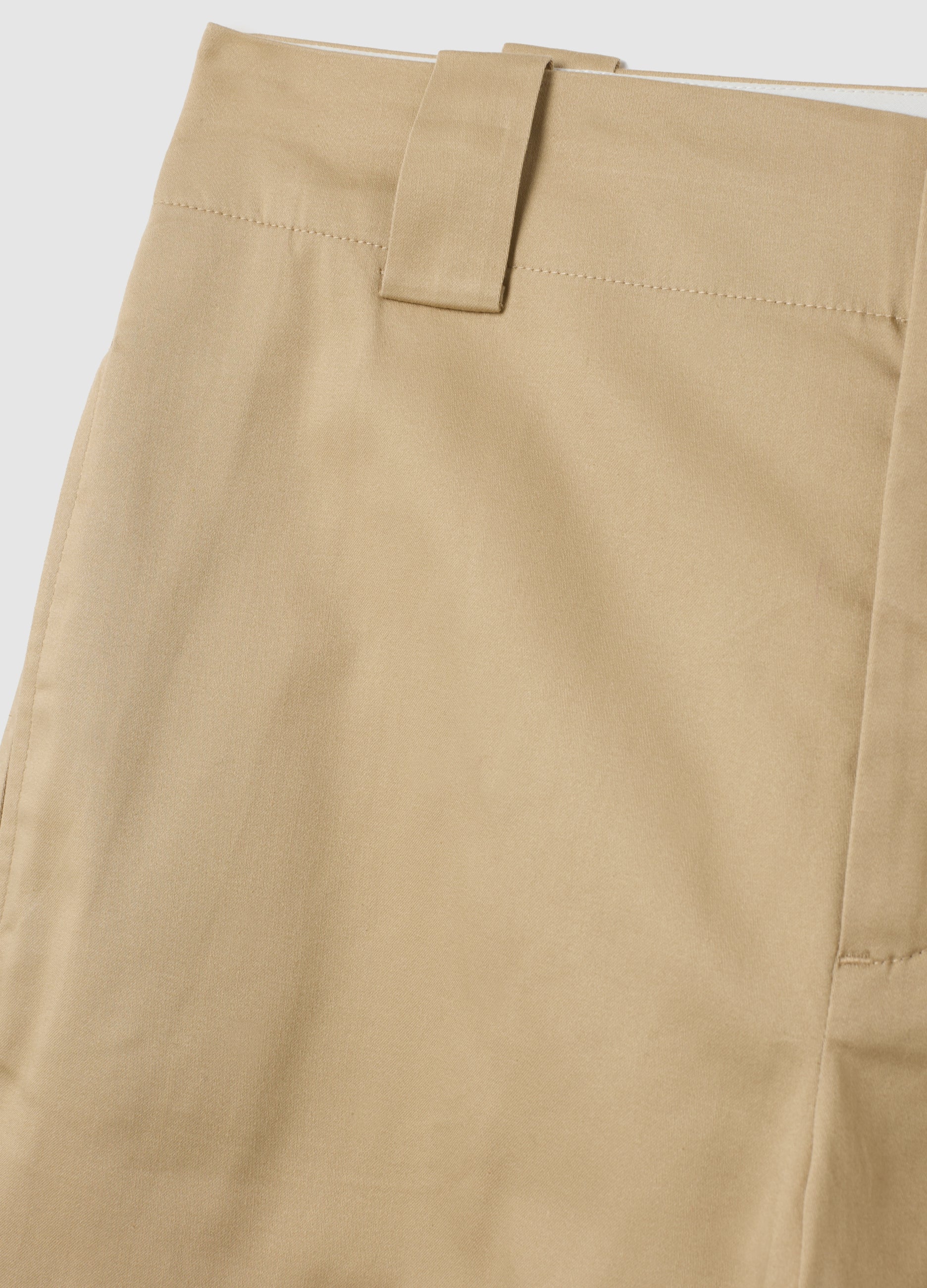 OVS Beige Cotton Trousers Regular Fit