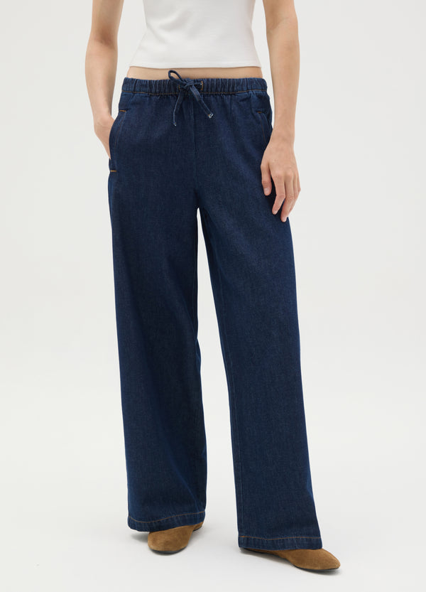 OVS Women'S Regular Fit Pure Cotton Denim Trousers