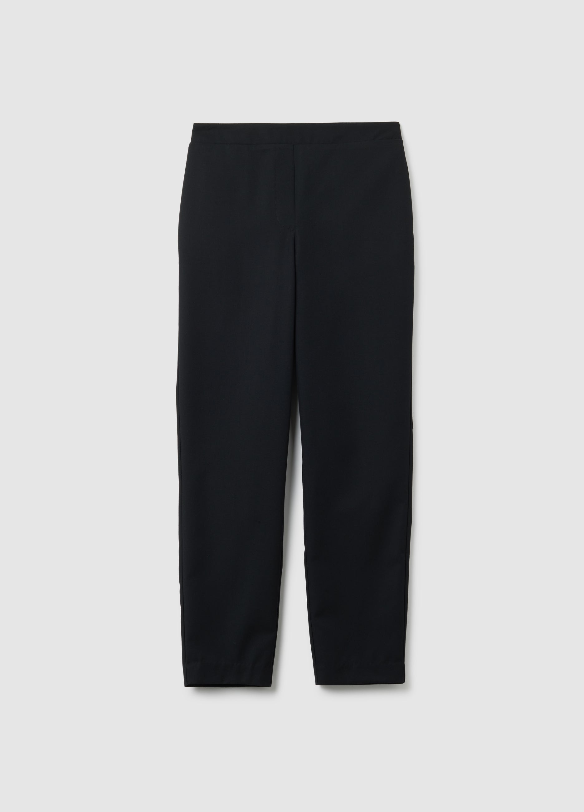 OVS Black Slim Fit Trousers Mix