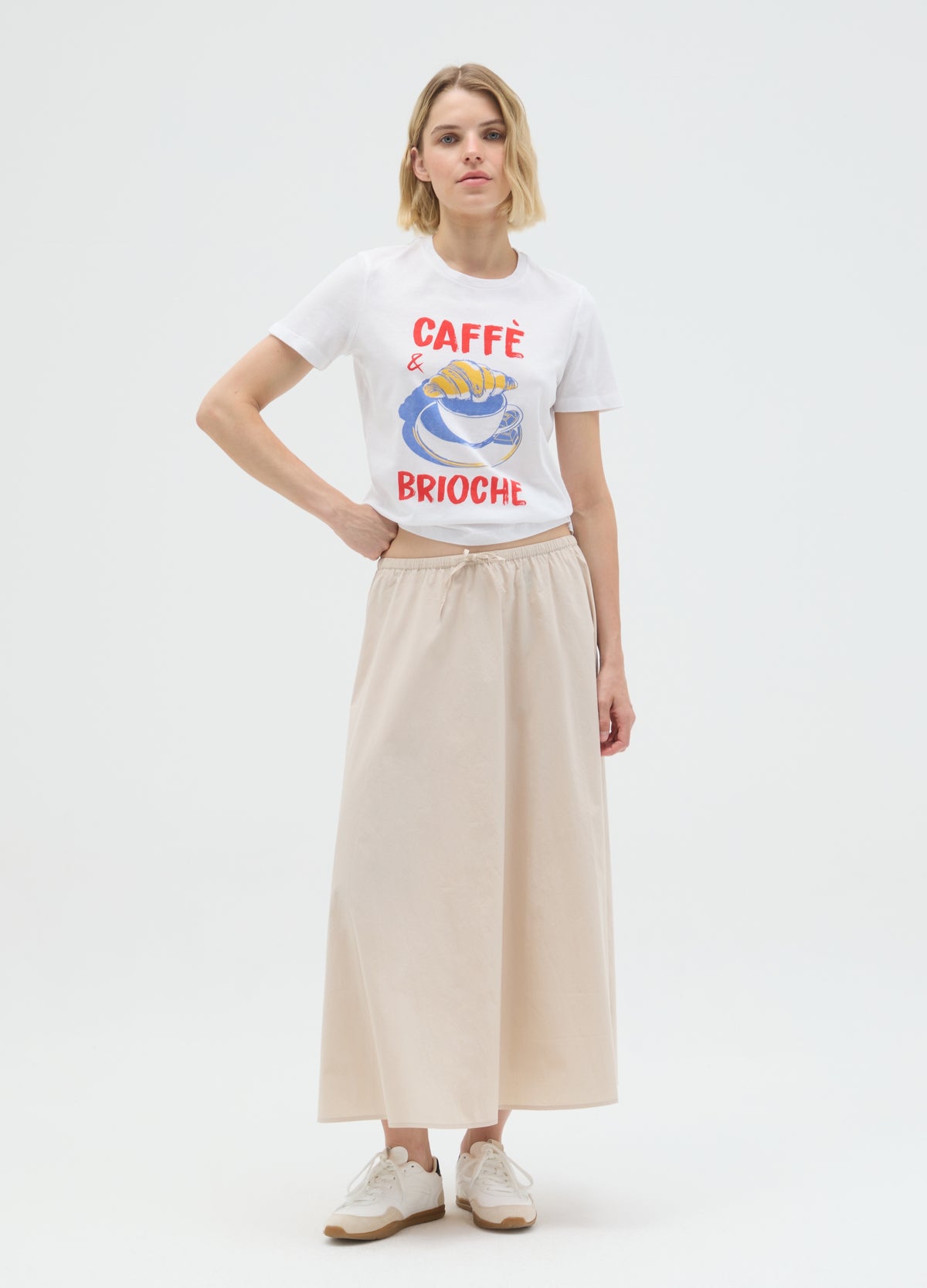 OVS White Pure Cotton T-Shirt, Regular Fit