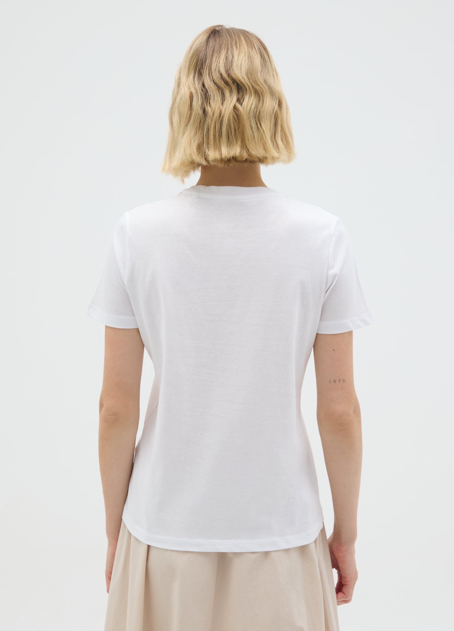 OVS White Pure Cotton T-Shirt, Regular Fit