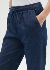OVS Wide Leg Pure Cotton Denim Trousers