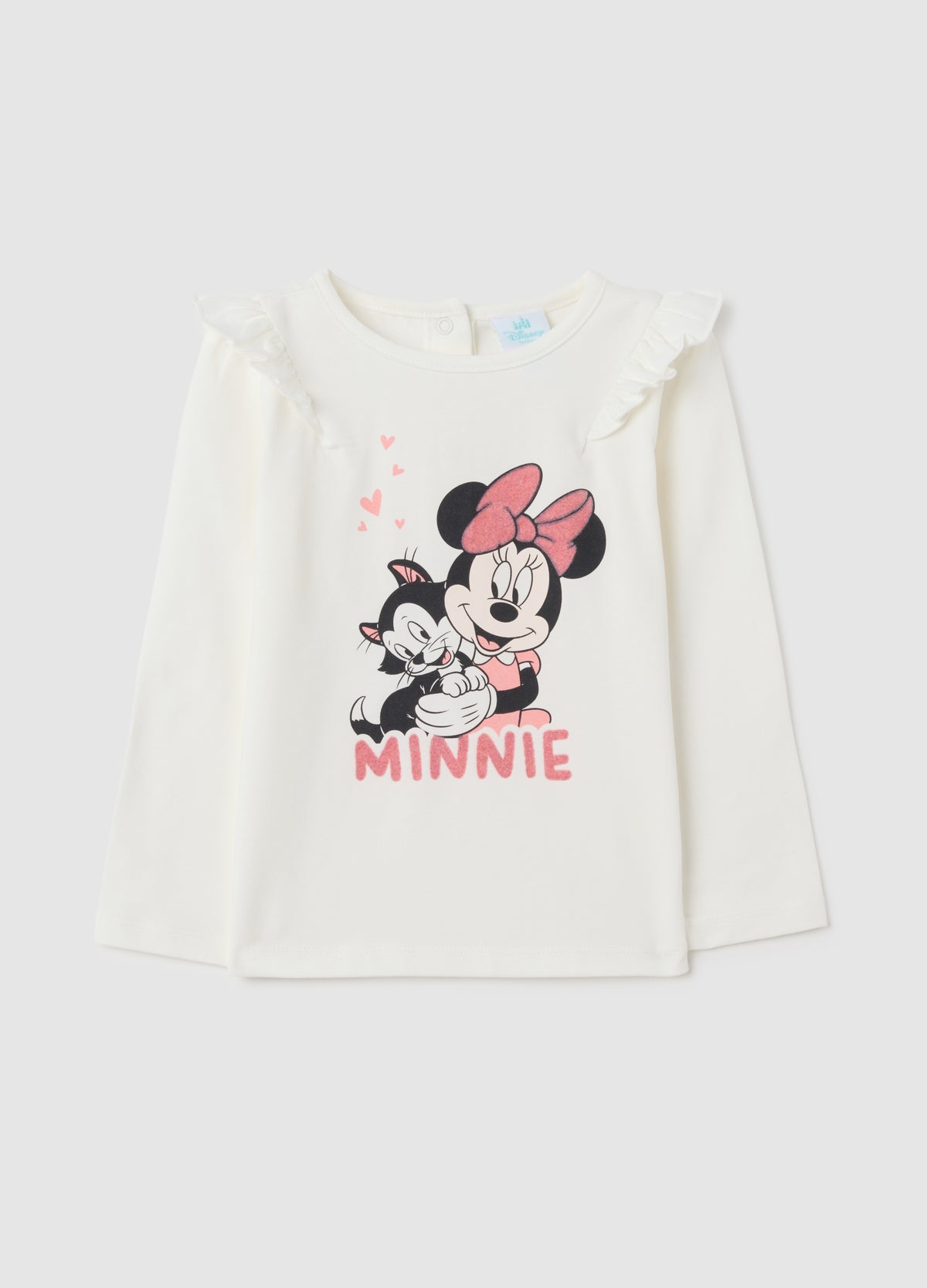 OVS White Regular Fit Cotton Girl'S Shirt With Frills