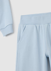 OVS Girls' Blue Cotton Blend Regular Fit Set