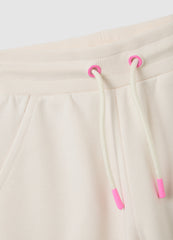 OVS Girls' Beige Cotton Blend Jogger Trousers