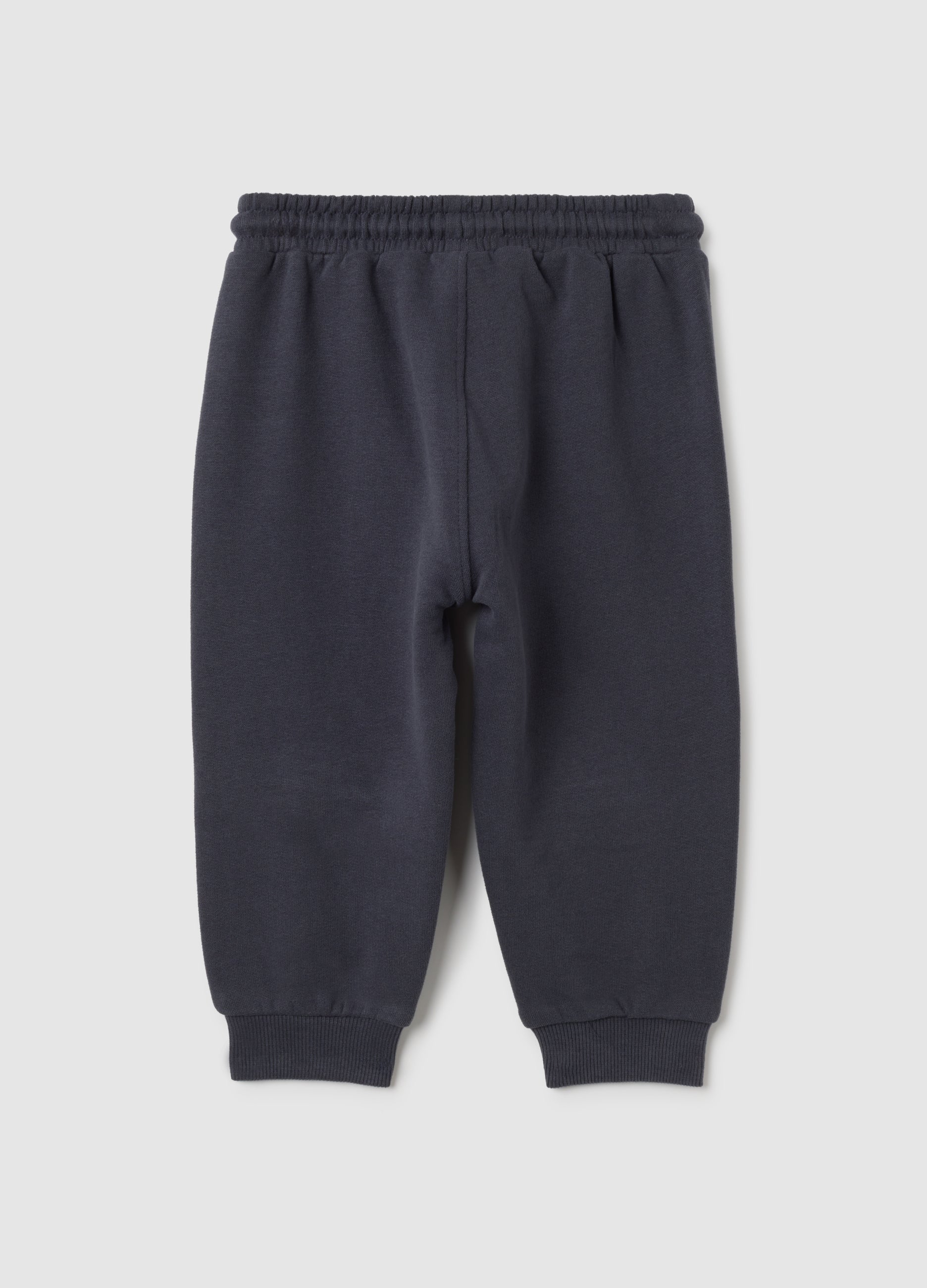 OVS Children'S Regular Fit Black Pure Cotton Trousers