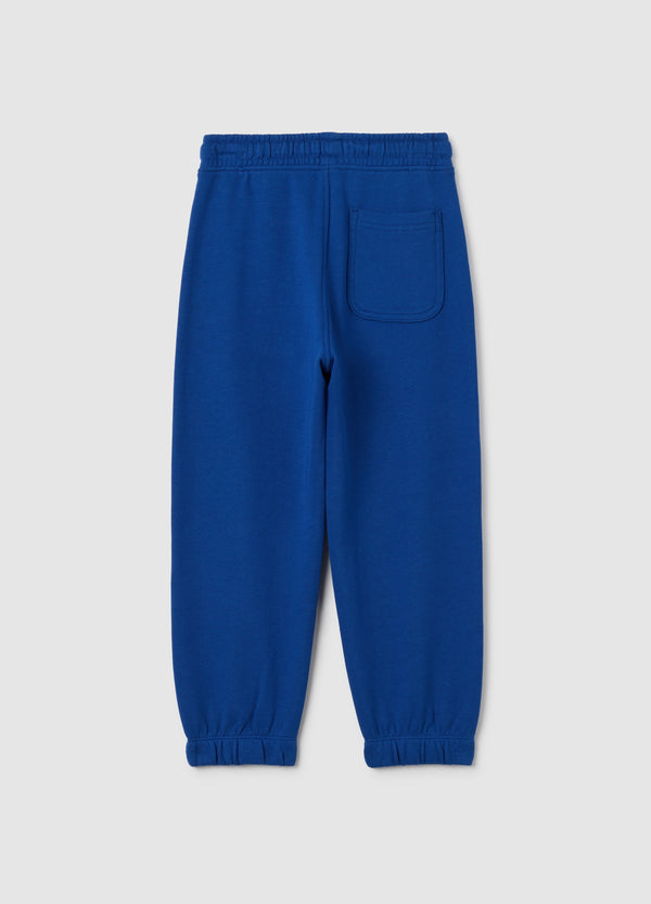OVS Children'S Blue Pure Cotton Trousers Regular Fit