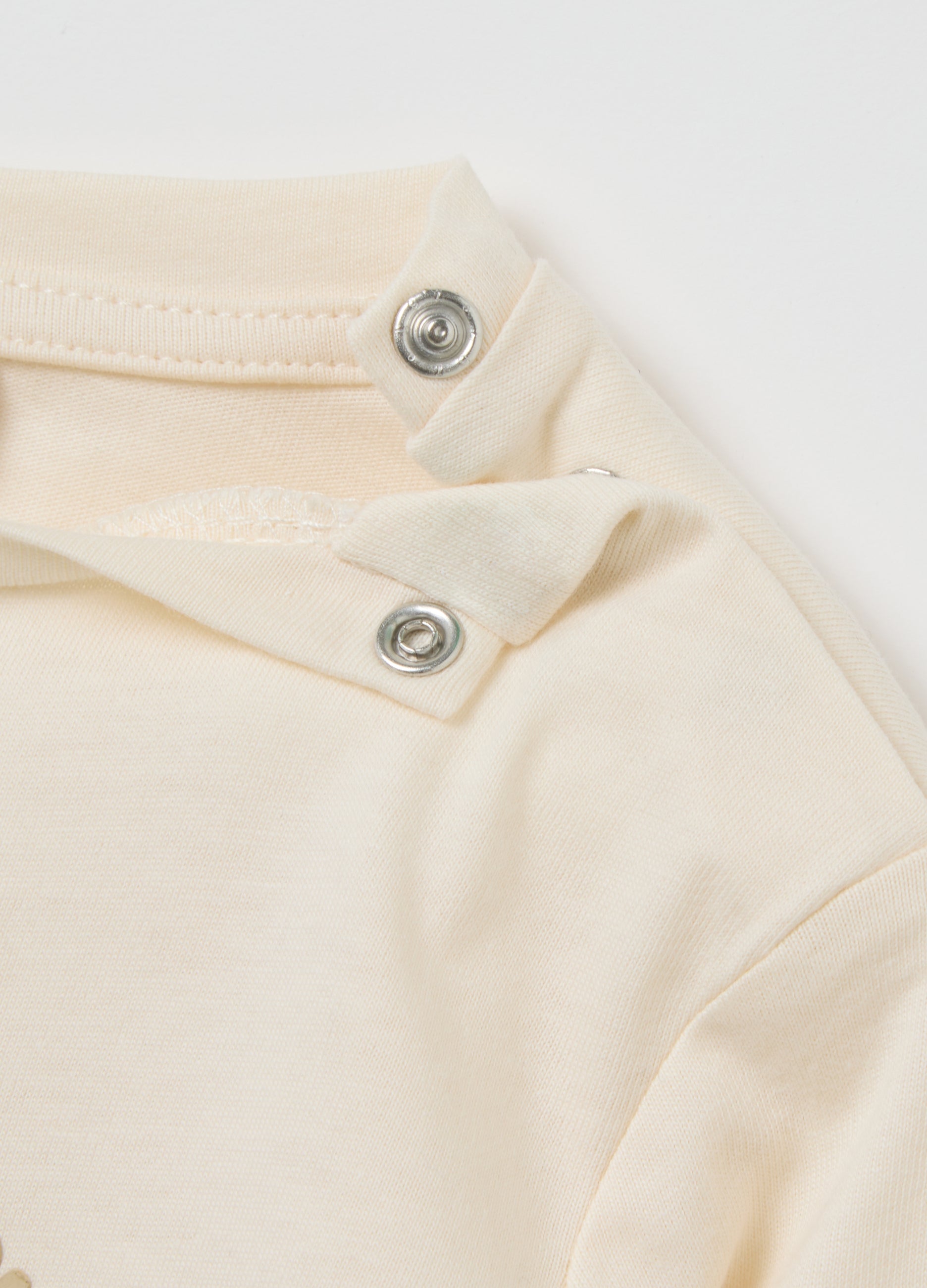 OVS Children'S Beige Pure Cotton Regular Fit T-Shirt