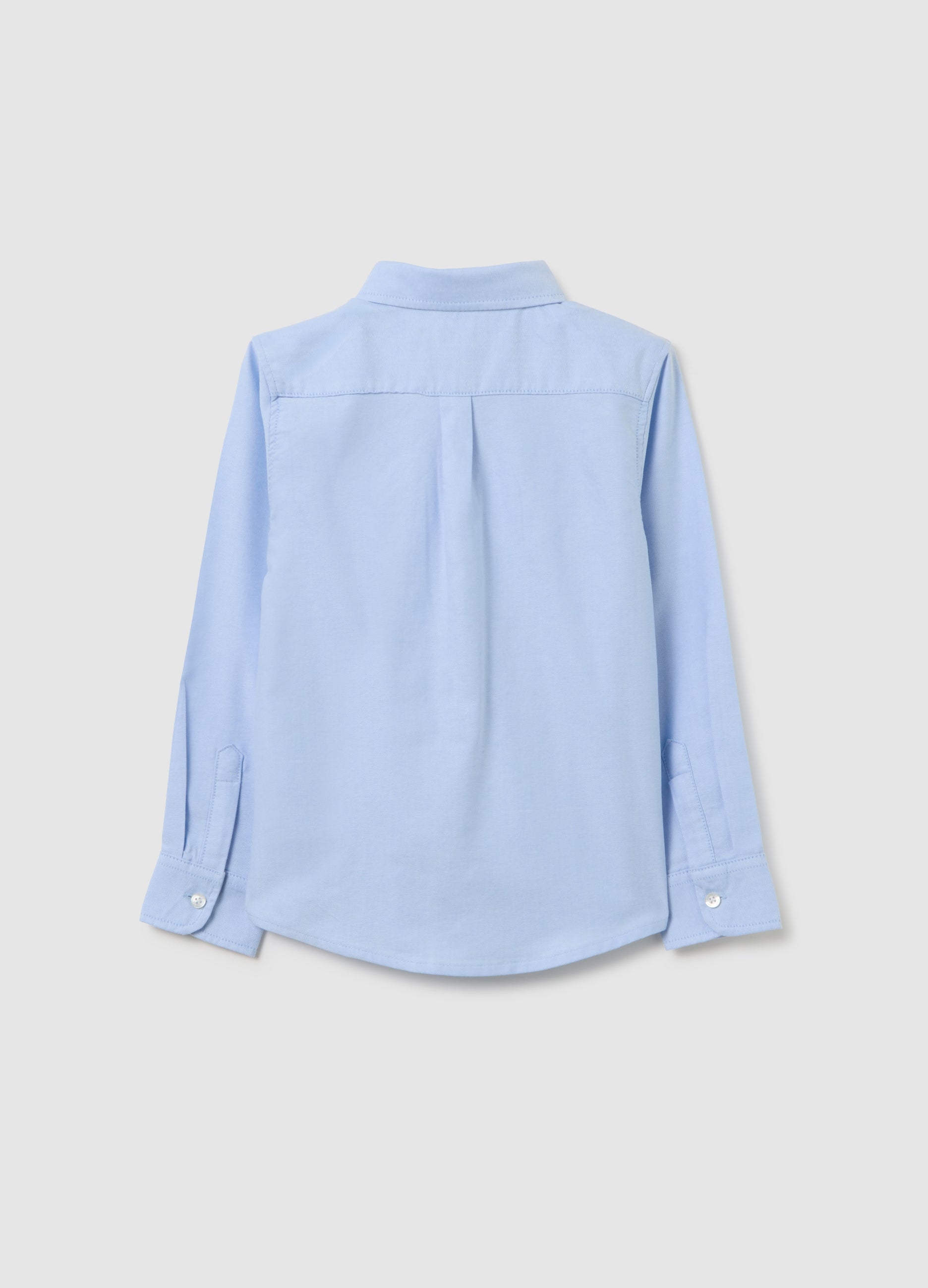 OVS Children'S Blue Regular Fit Pure Cotton Shirt