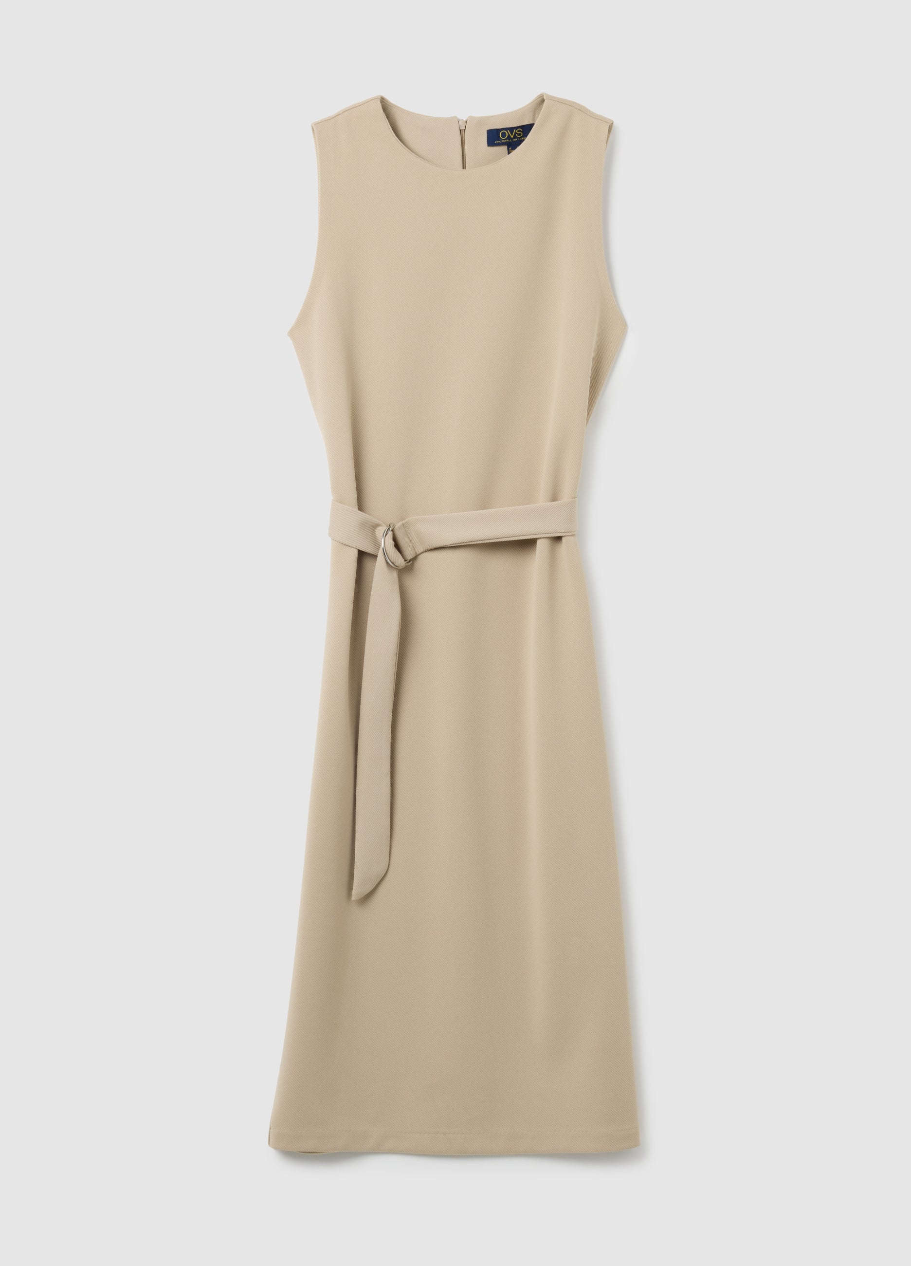 OVS Beige Slim Fit Stretchy Fabric Dress