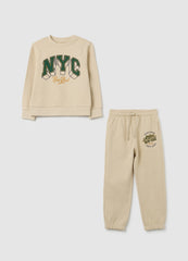 OVS Children'S Beige Pure Cotton Regular Fit Outfit