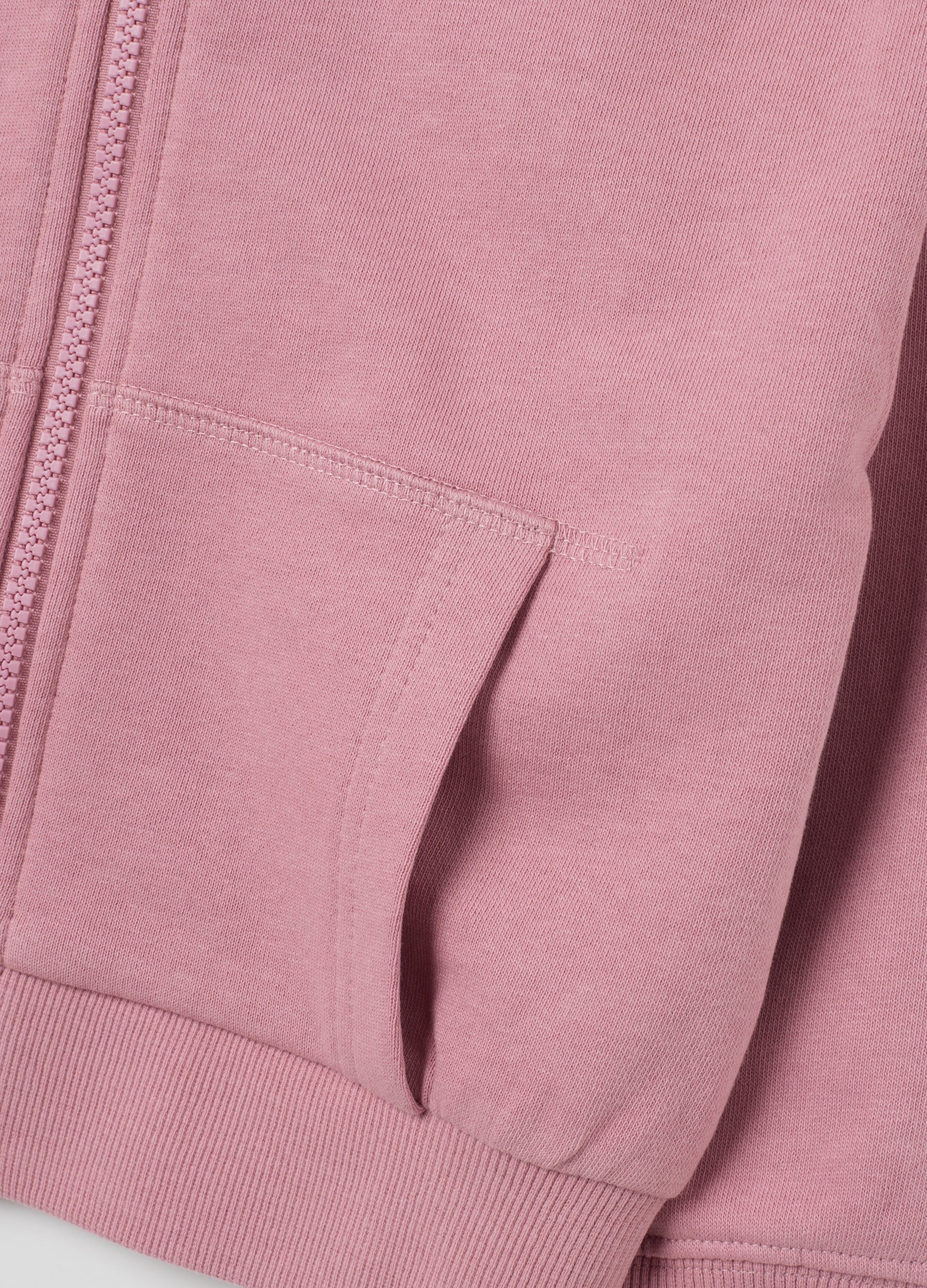 OVS Pink Pure Cotton Regular Fit Girls' Sweatshirt