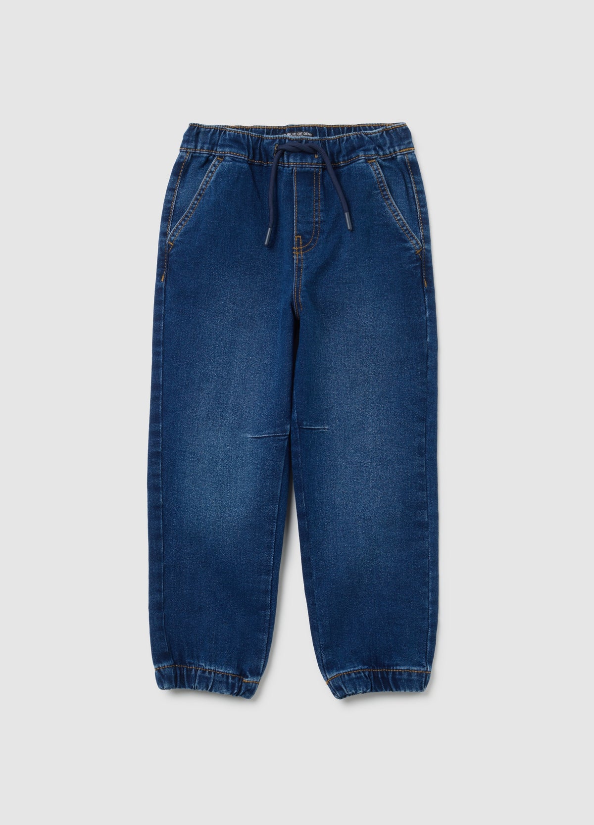 OVS Children'S Blue Relaxed Fit Cotton Blend Jog Denim