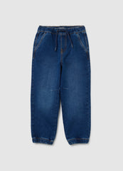 OVS Children'S Blue Relaxed Fit Cotton Blend Jog Denim