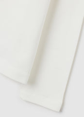 OVS Girls' White Stretch Cotton T-Shirt Regular Fit