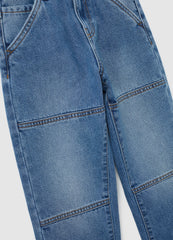 OVS Children'S Blue Denim Balloon Fit Jeans