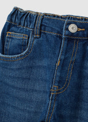 OVS Children'S Blue Cotton Blend Loose Fit Jeans
