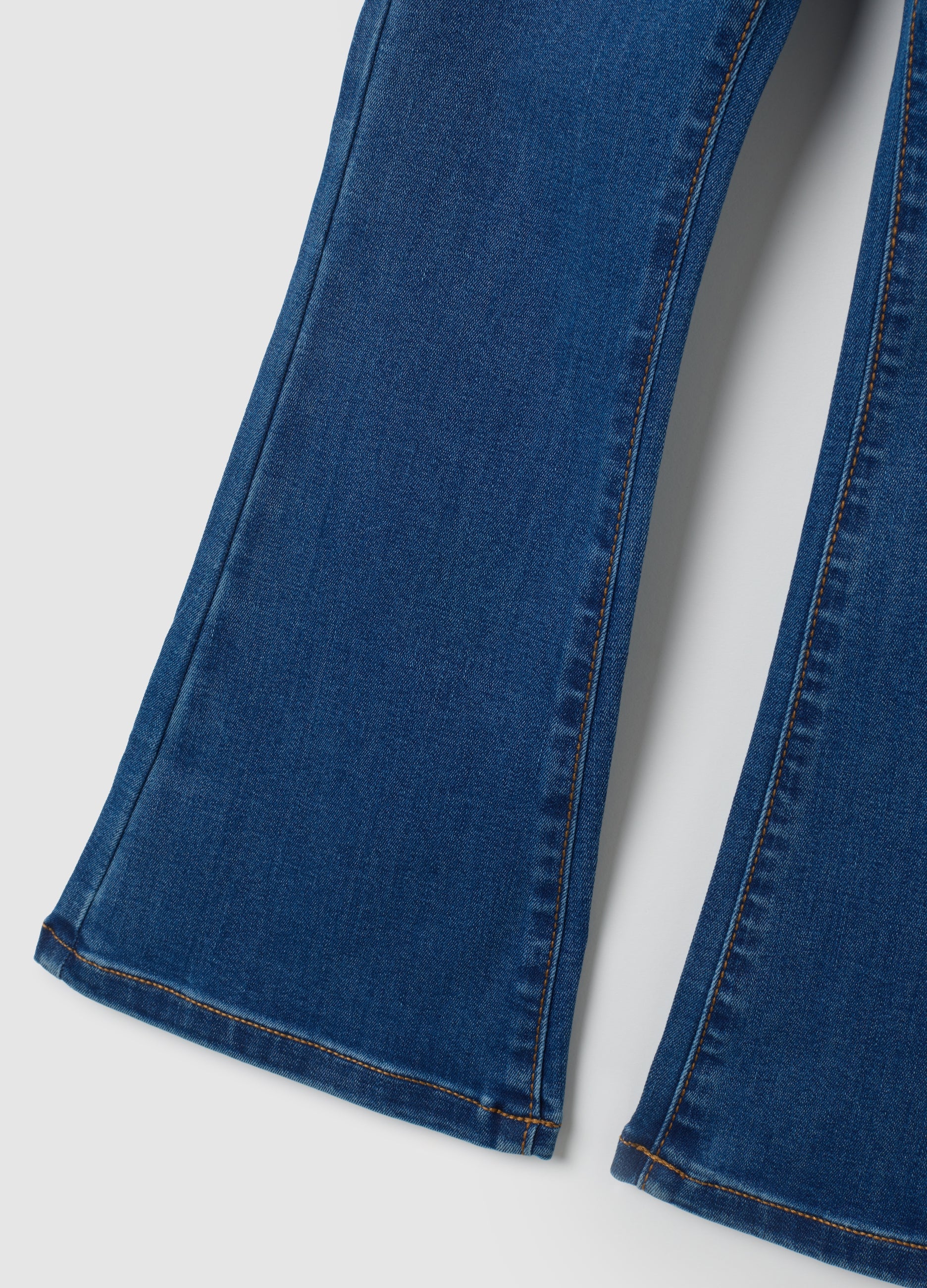 OVS Girls' Blue Denim Flare Jeans