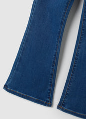 OVS Girls' Blue Denim Flare Jeans