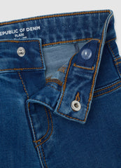 OVS Girls' Blue Denim Flare Jeans